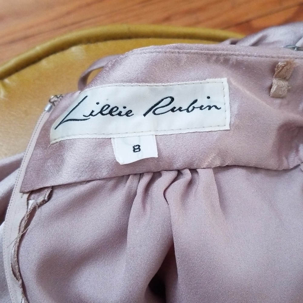 VTG Lillie Rubin Goddess Disco Silk Maxi Dress😍 - Picture 5 of 8